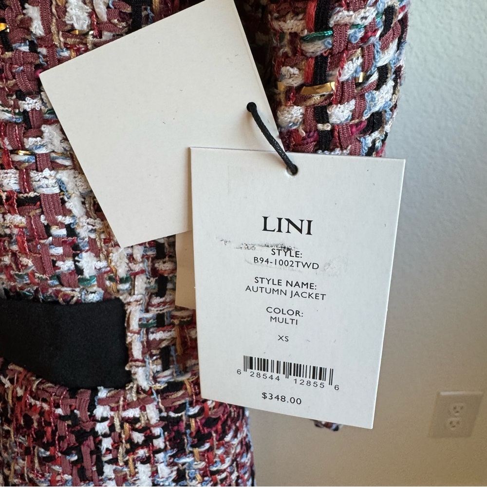 ☀️NEW☀️LINI Multicolor Tweed Jacket - Picture 4 of 10